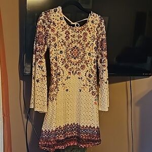 Lace floral dress size xs